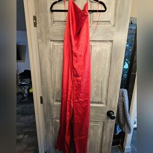 Large Lost + Wander Red Jumpsuit